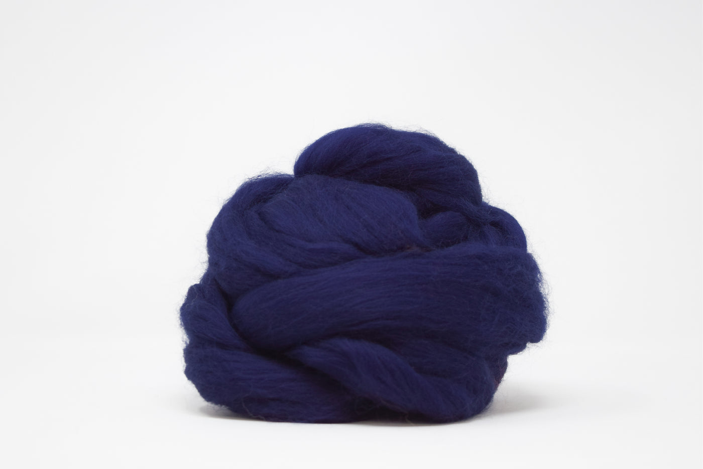 MERINO WOOL ROVING - NAVY BLUE