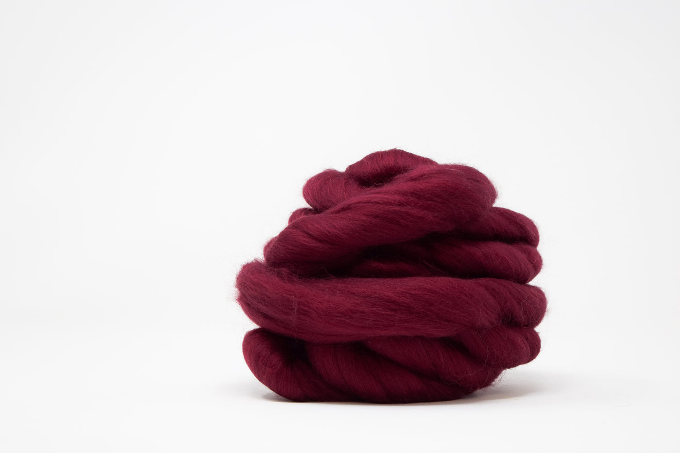 MERINO WOOL ROVING - WINE