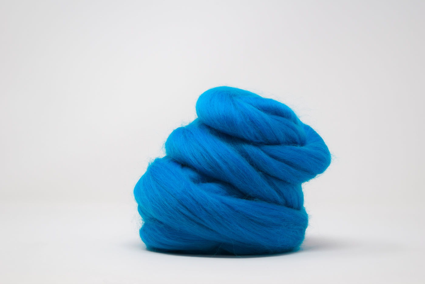 MERINO WOOL ROVING - GREEK BLUE