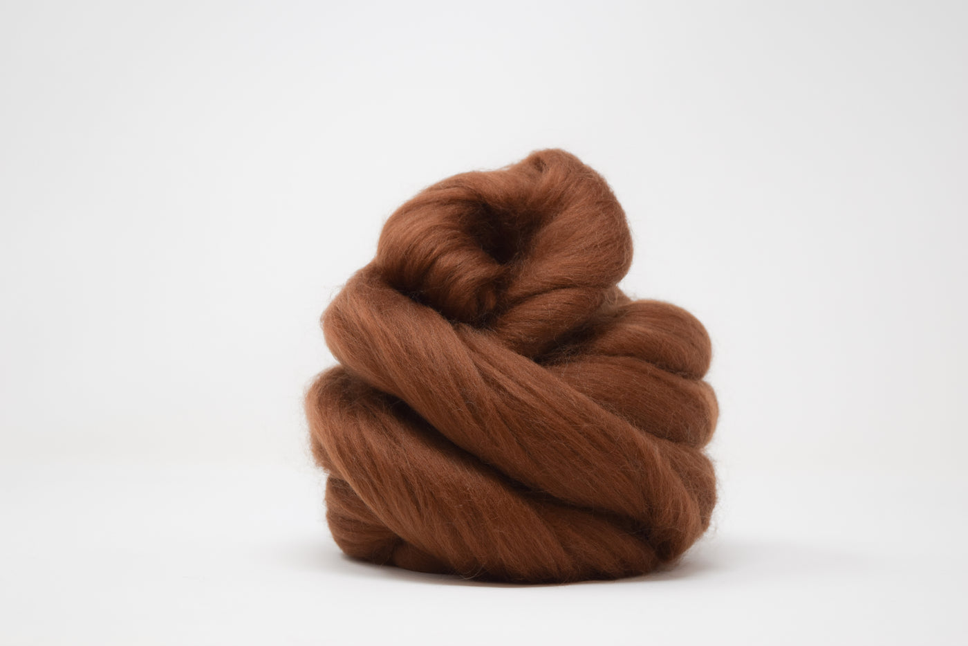 MERINO WOOL ROVING - HAZELNUT