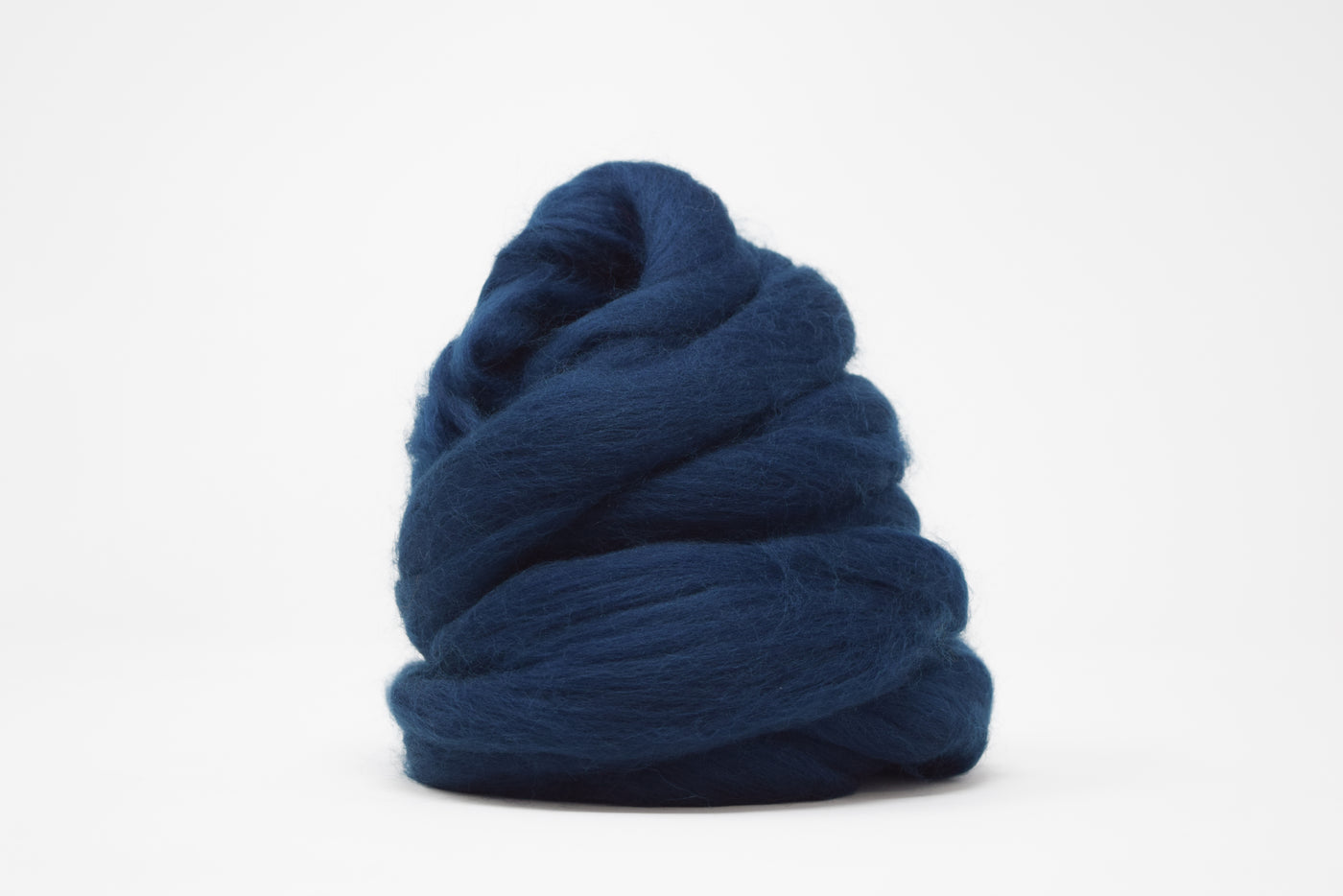 MERINO WOOL ROVING - MIDNIGHT BLUE