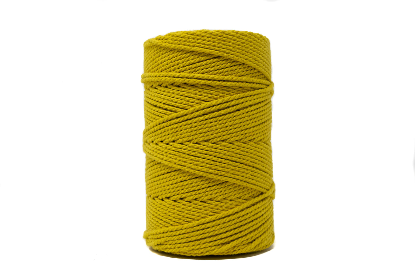 COTTON ROPE ZERO WASTE 2 MM - 3 PLY - CITRON COLOR