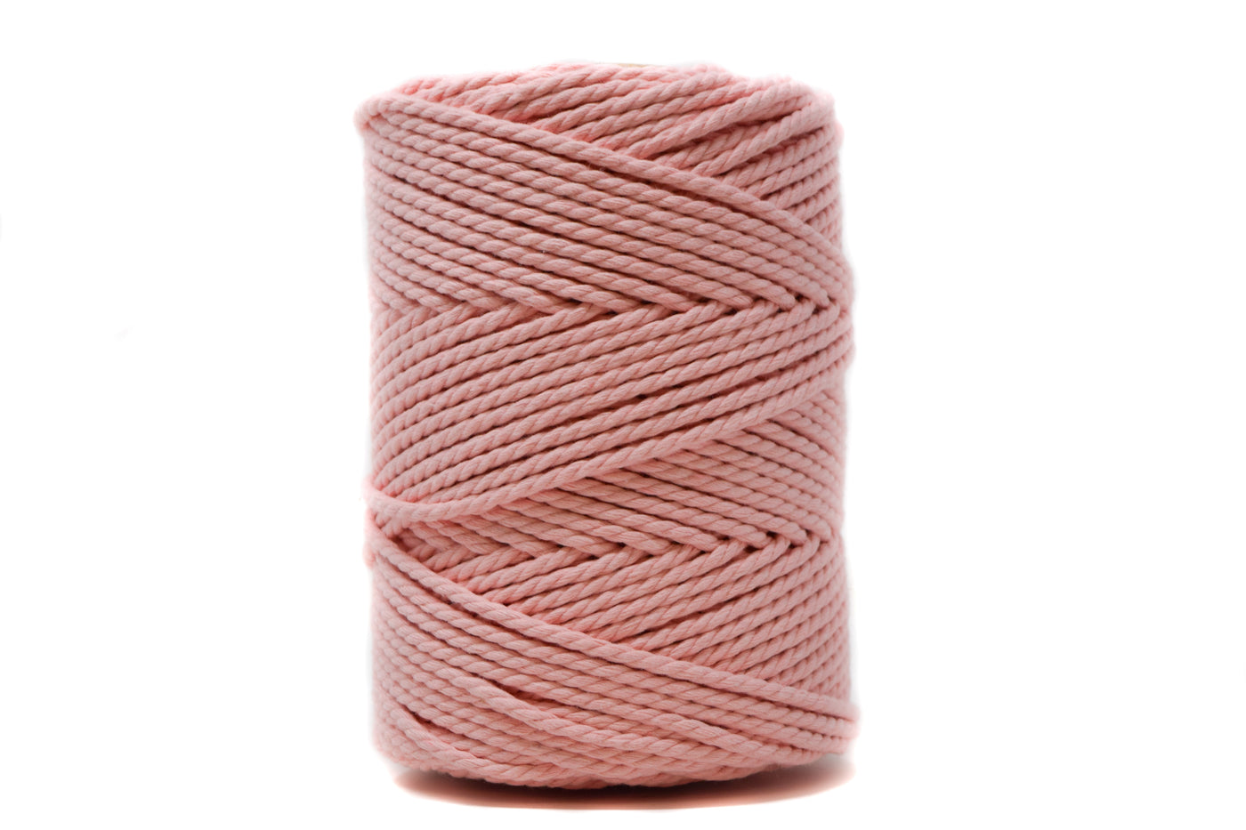 COTTON ROPE ZERO WASTE 3 MM - 3 PLY - CHERRY BLOSSOM PINK COLOR