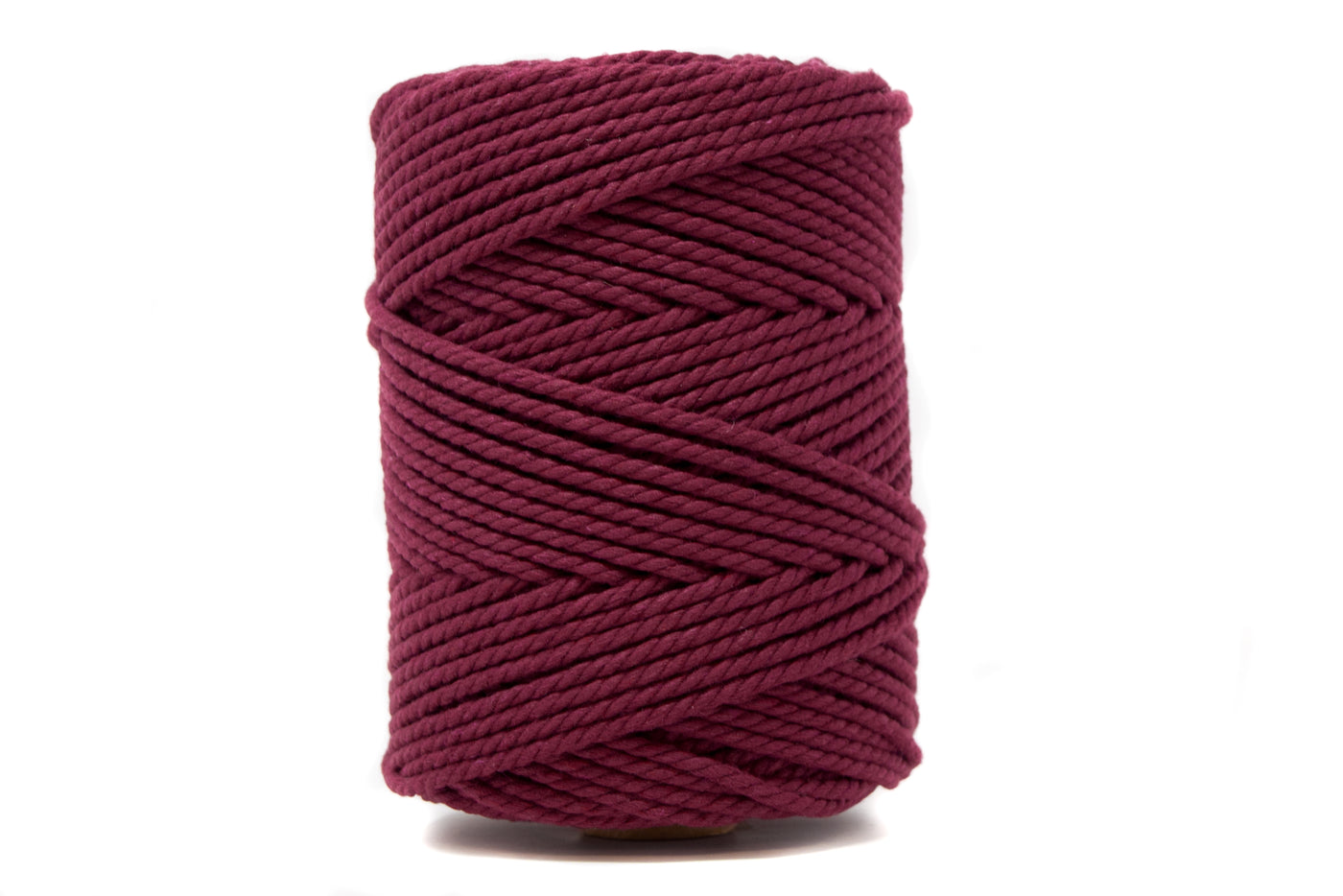 COTTON ROPE ZERO WASTE 3 MM - 3 PLY - BORDEAUX COLOR