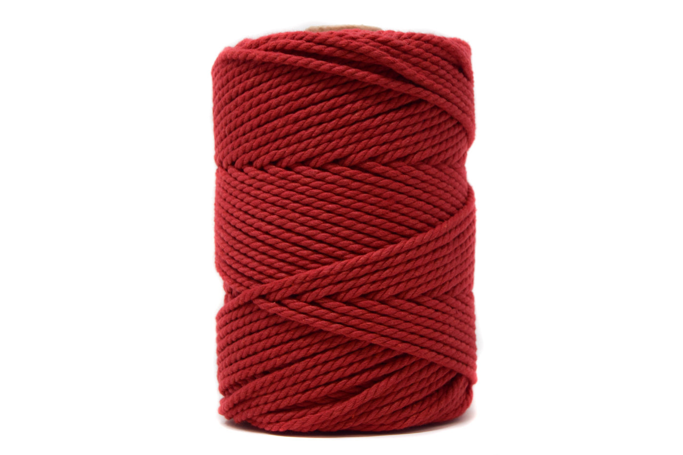 COTTON ROPE ZERO WASTE 3 MM - 3 PLY - RED COLOR