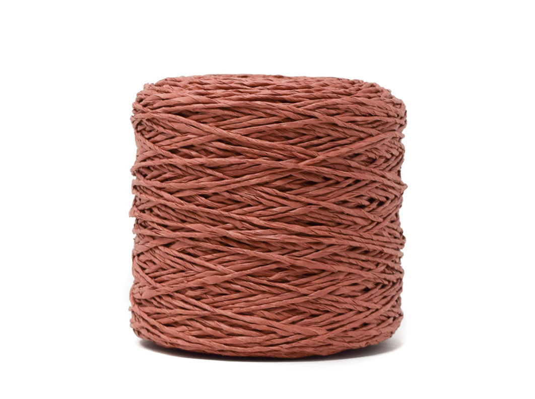 RAFFIA PAPER - TERRACOTTA COLOR