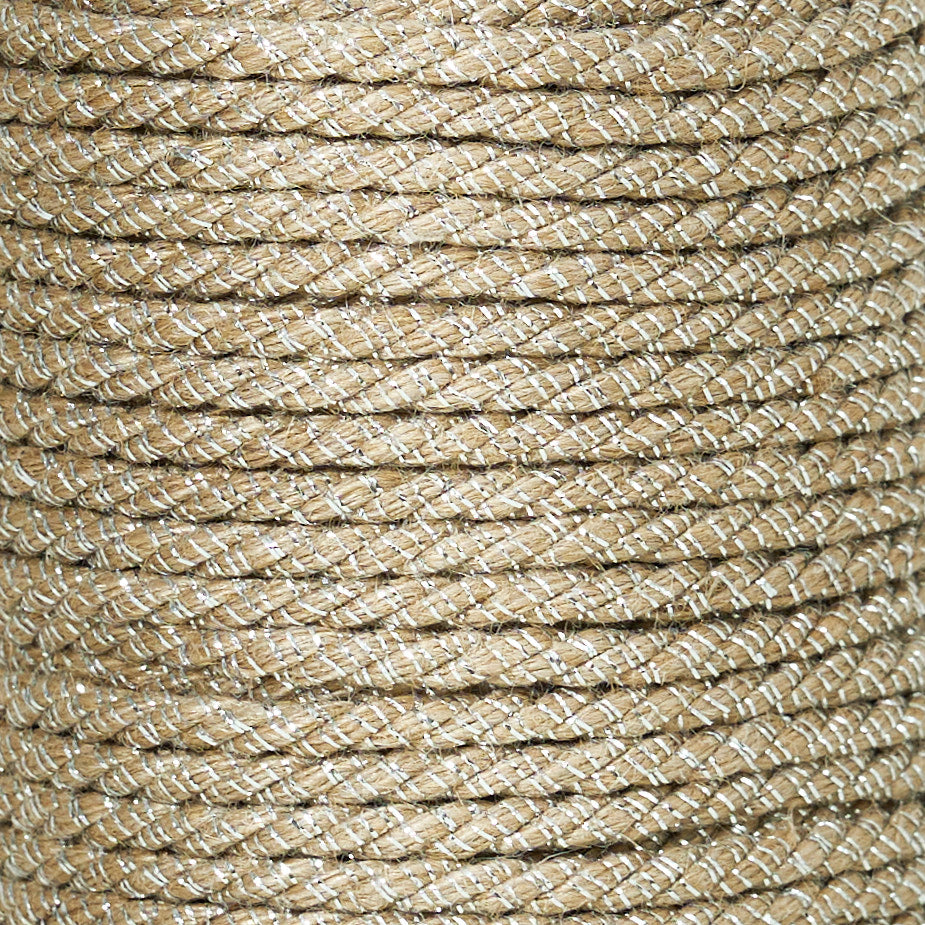 HOLIDAY EDITION JUTE - 4 MM - SILVER