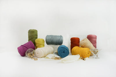COTTON - VISCOSE ROLL 4 MM - CITRUS COLOR | LIMITED EDITION