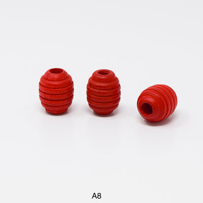 Wood beads for macrame, garlands and crafts