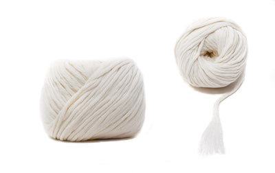 COTTON BALL ZERO WASTE 3 MM - NATURAL COLOR