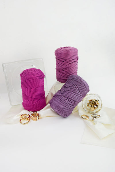 COTTON - VISCOSE ROLL 4 MM - LAVENDER COLOR | LIMITED EDITION