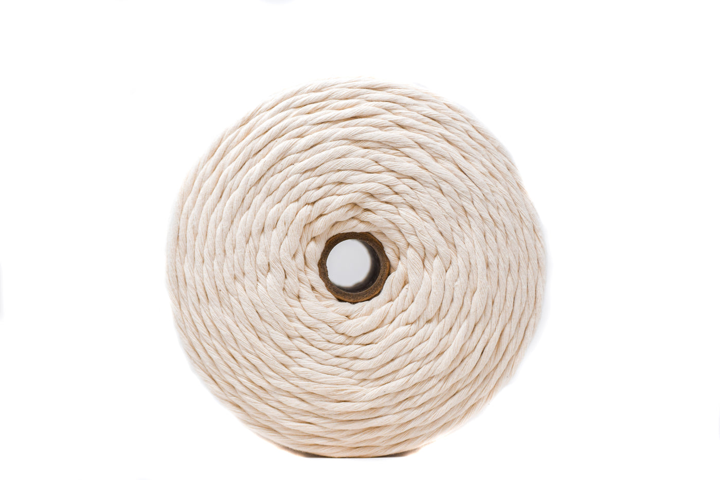 SOFT COTTON CORD ZERO WASTE 4 MM - 1 SINGLE STRAND - NATURAL COLOR