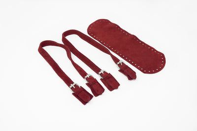 LEATHER HANDBAG BASES AND HANDLES