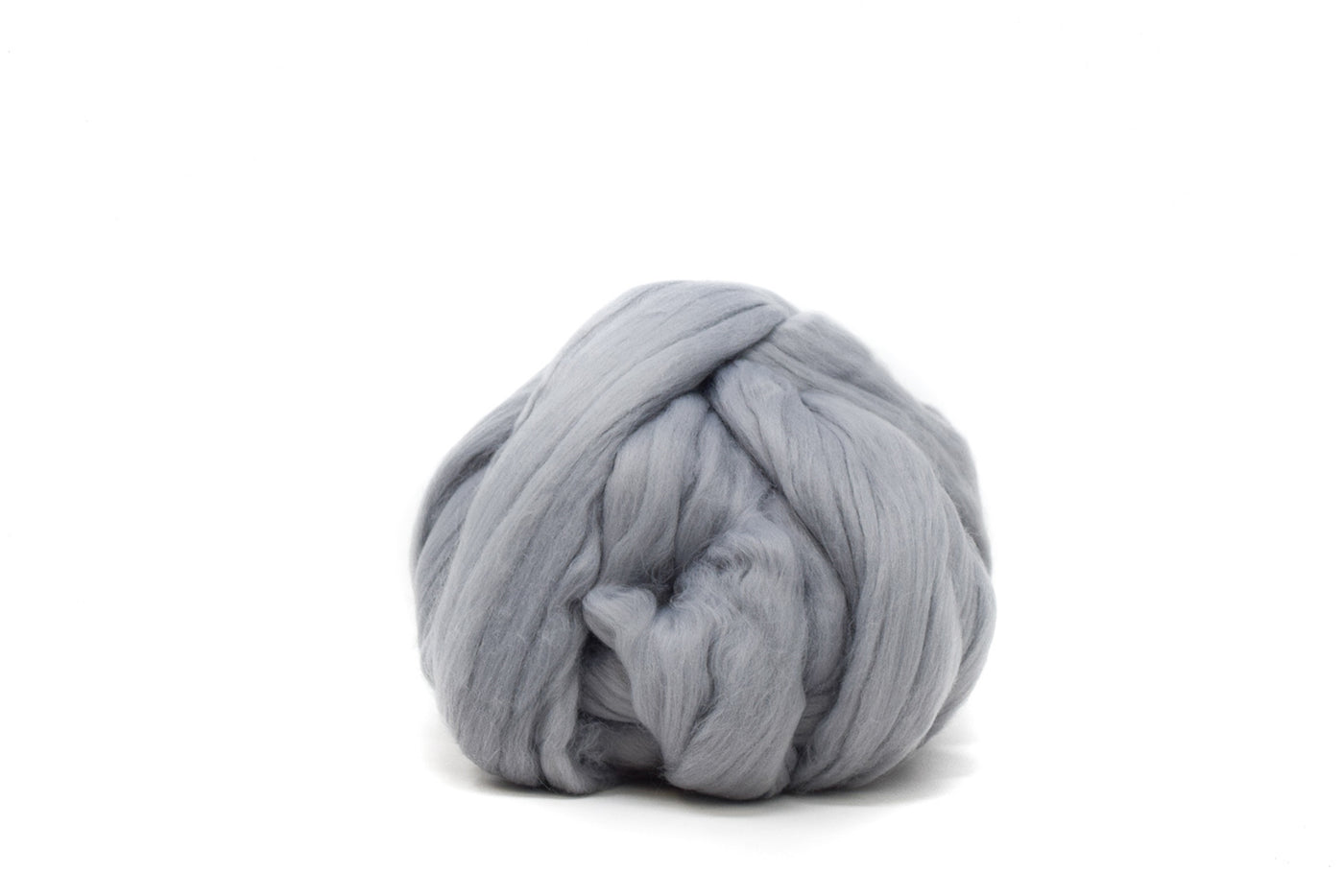 VEGAN ROVING WOOL - GRAY