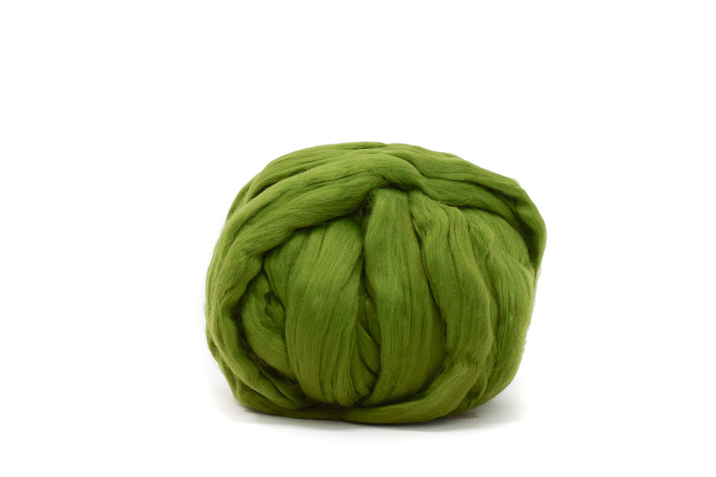 VEGAN ROVING WOOL - GREENERY