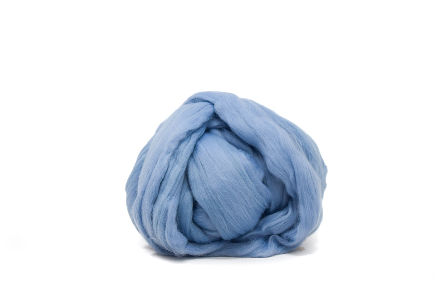 VEGAN ROVING WOOL - LIGHT BLUE