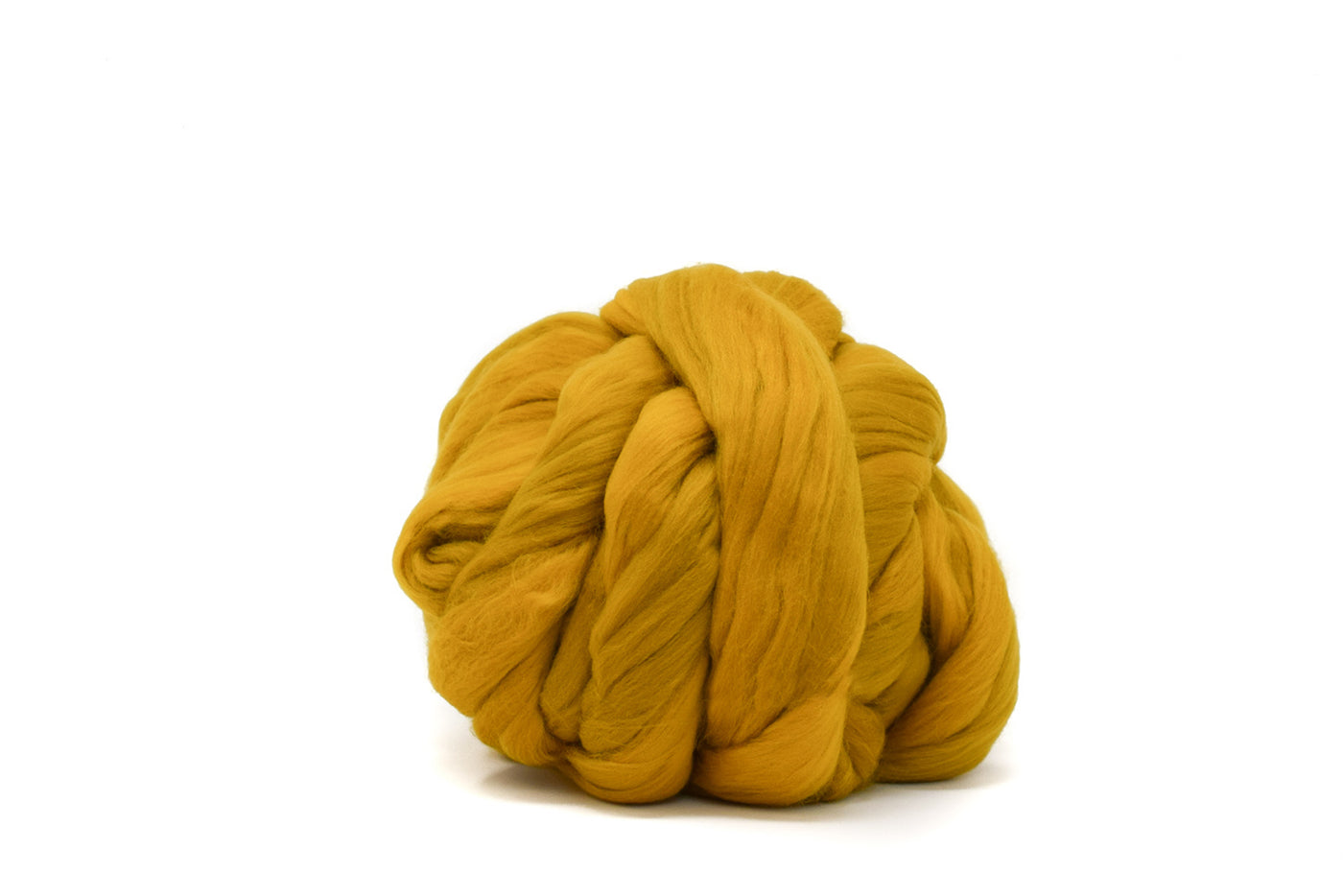 VEGAN ROVING WOOL - OCHER