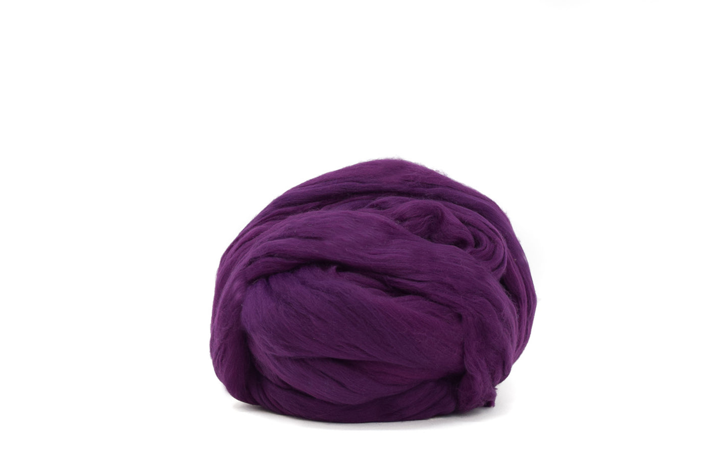 VEGAN ROVING WOOL - PLUM