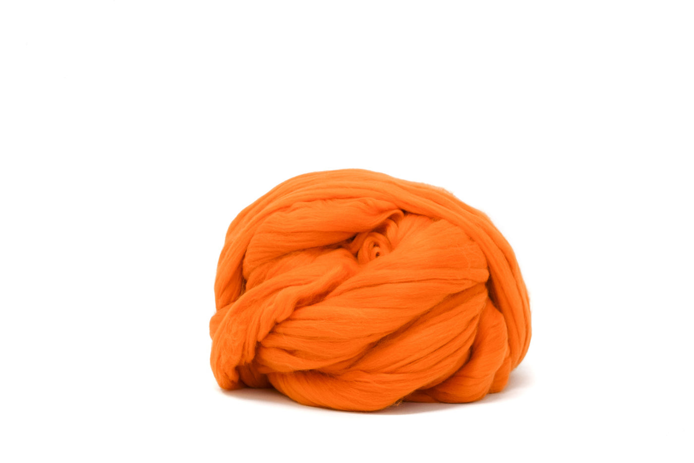 VEGAN ROVING WOOL - PUMPKIN