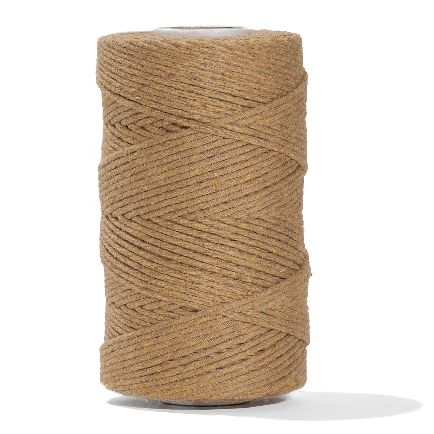 SOFT COTTON CORD ZERO WASTE 2 MM - 1 SINGLE STRAND - TOAST COLOR