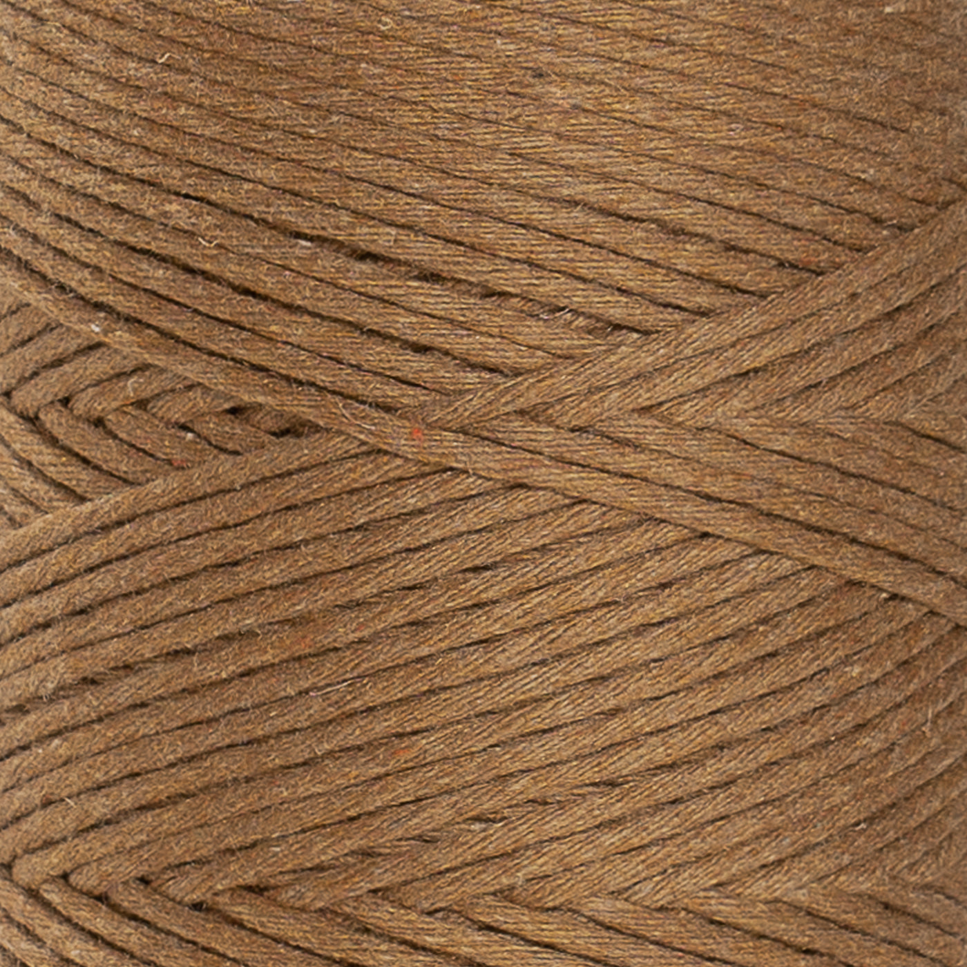 SOFT COTTON CORD ZERO WASTE 2 MM - 1 SINGLE STRAND - CAMEL COLOR