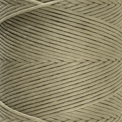 SOFT COTTON CORD ZERO WASTE 4 MM - 1 SINGLE STRAND - BASIL COLOR
