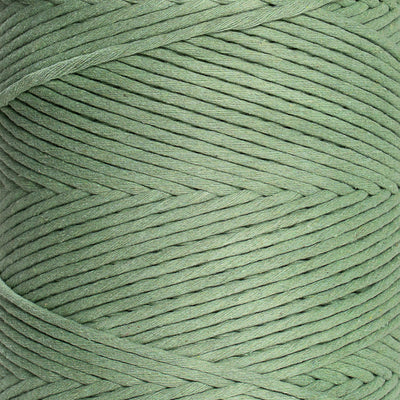 SOFT COTTON CORD ZERO WASTE 4 MM - 1 SINGLE STRAND - CACTUS COLOR