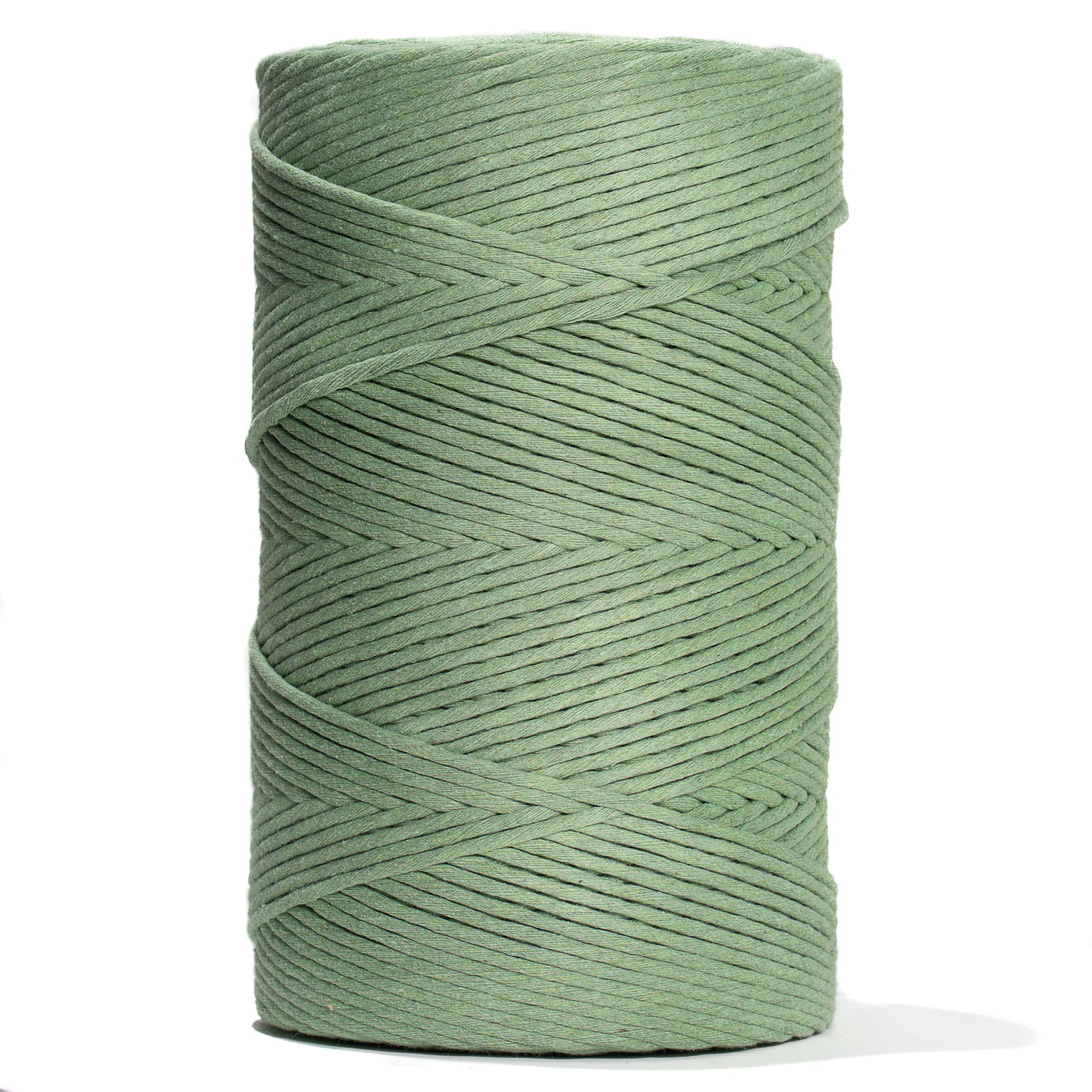 SOFT COTTON CORD ZERO WASTE 4 MM - 1 SINGLE STRAND - CACTUS COLOR