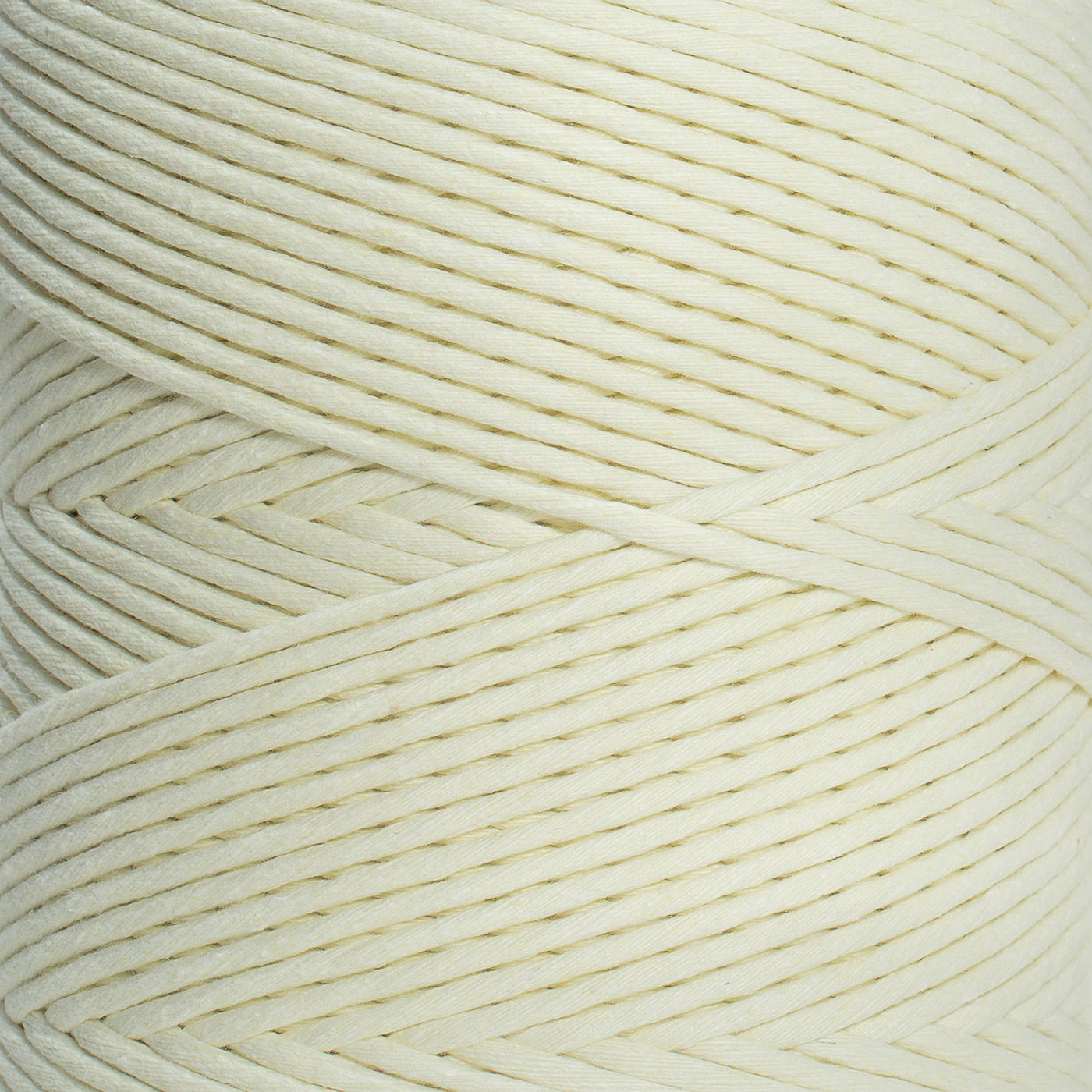 SOFT COTTON CORD ZERO WASTE 4 MM - 1 SINGLE STRAND - ICE LEMON COLOR