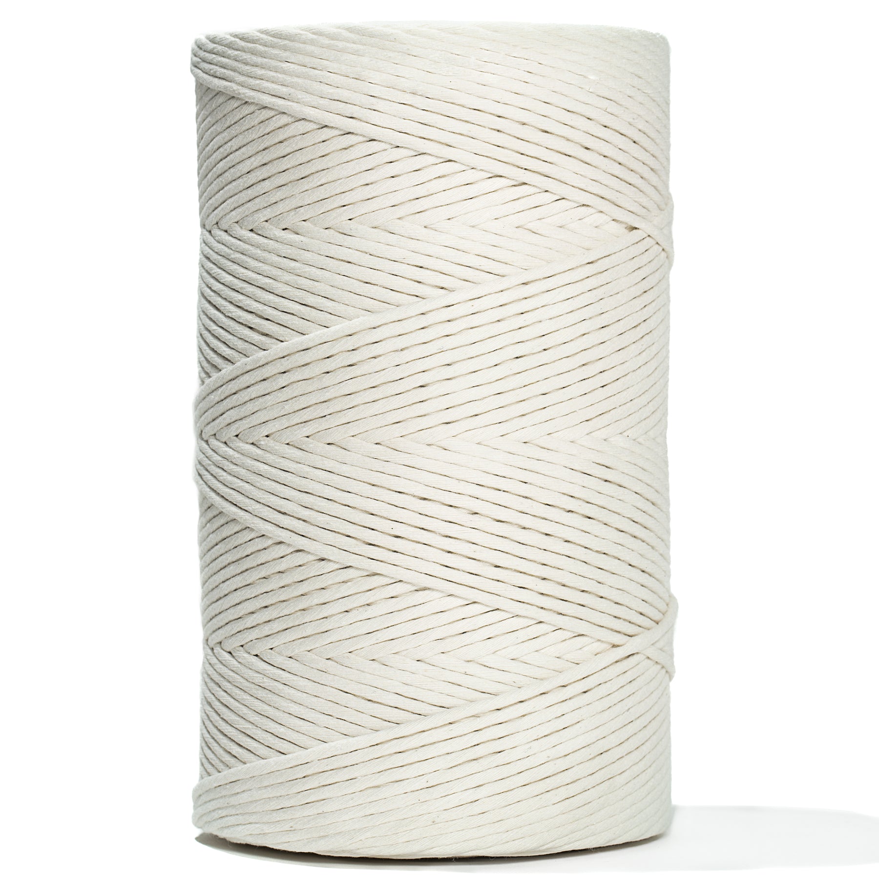 Pepperell Cotton Macramé Cord - Natural, 4 mm, 400 ft