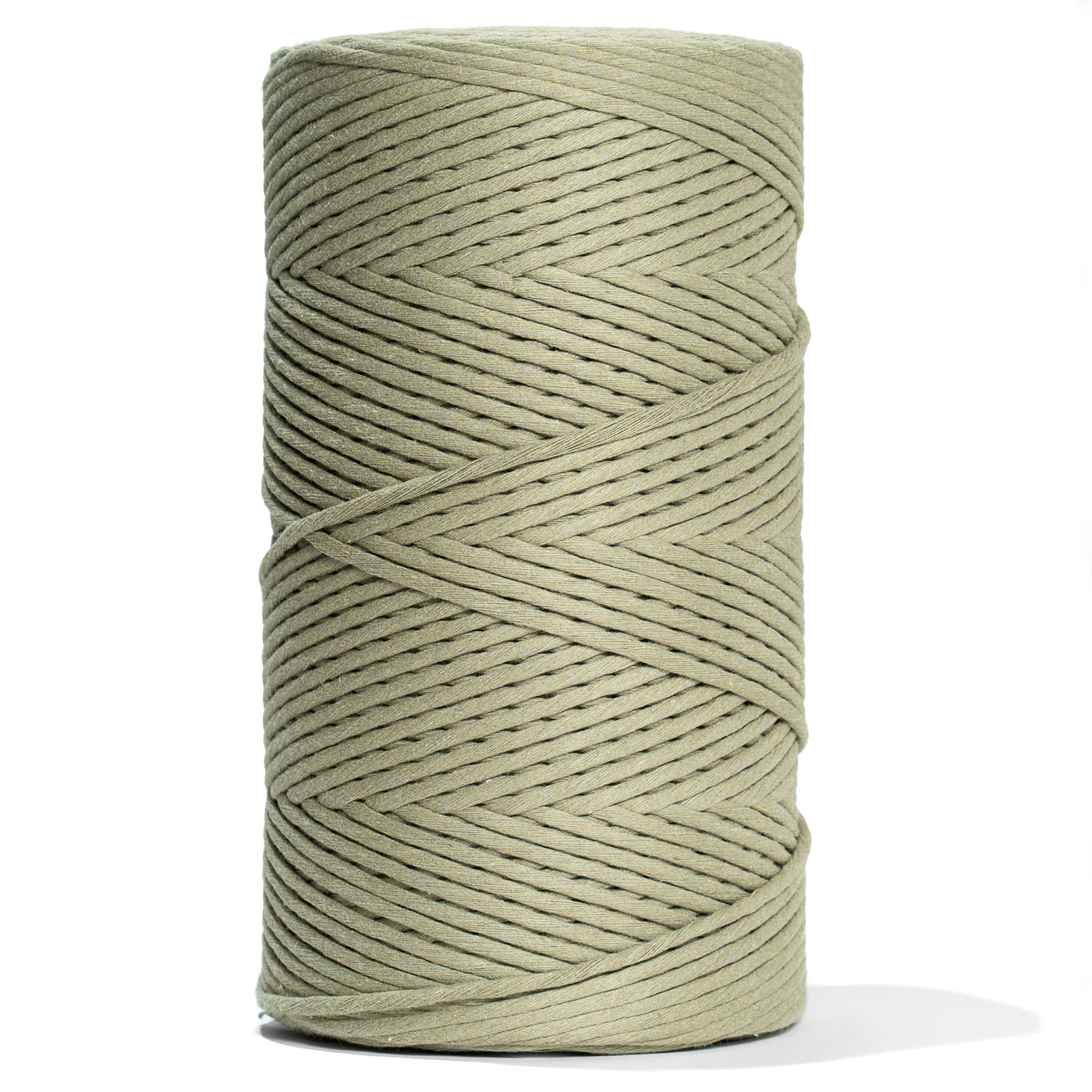 SOFT COTTON CORD ZERO WASTE 4 MM - 1 SINGLE STRAND - OREGANO COLOR