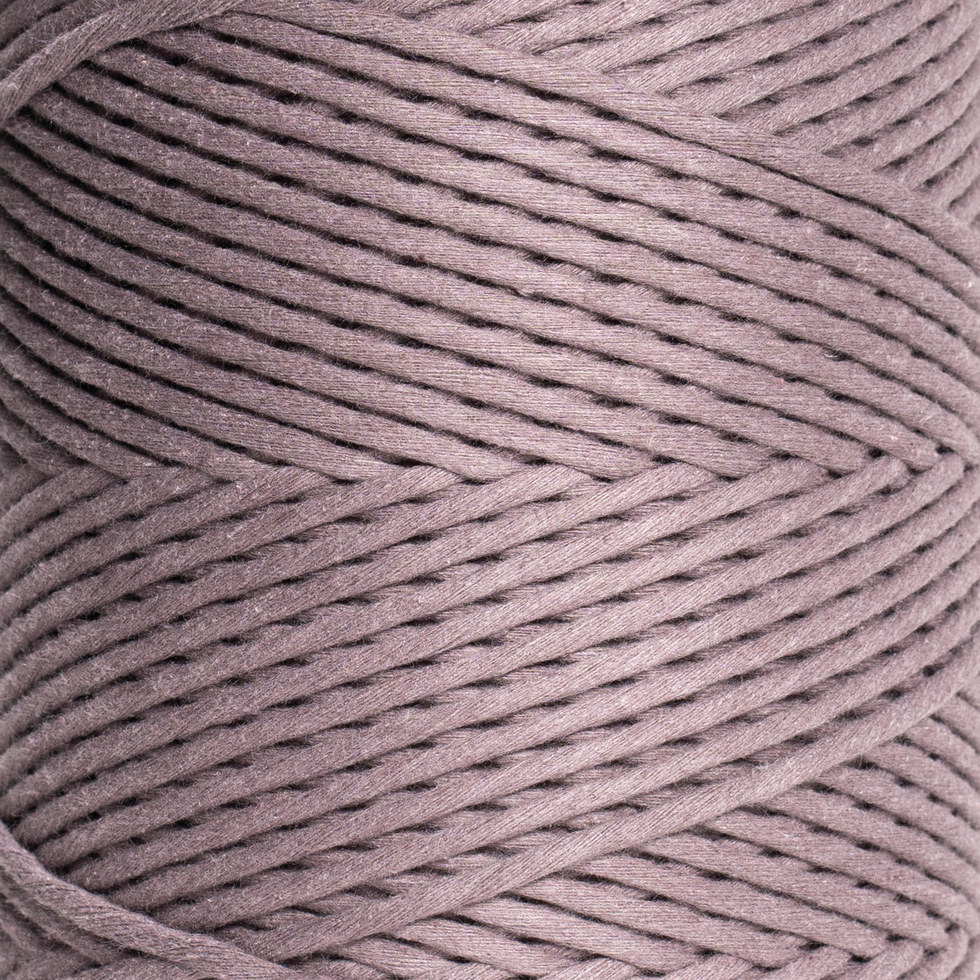 SOFT COTTON CORD ZERO WASTE 4 MM - 1 SINGLE STRAND - DUSTY LAVENDER COLOR