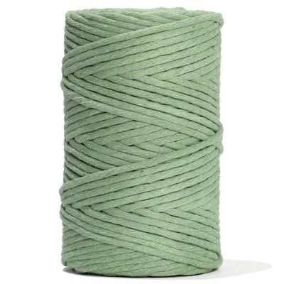 SOFT COTTON CORD ZERO WASTE 4 MM - 1 SINGLE STRAND - CACTUS COLOR