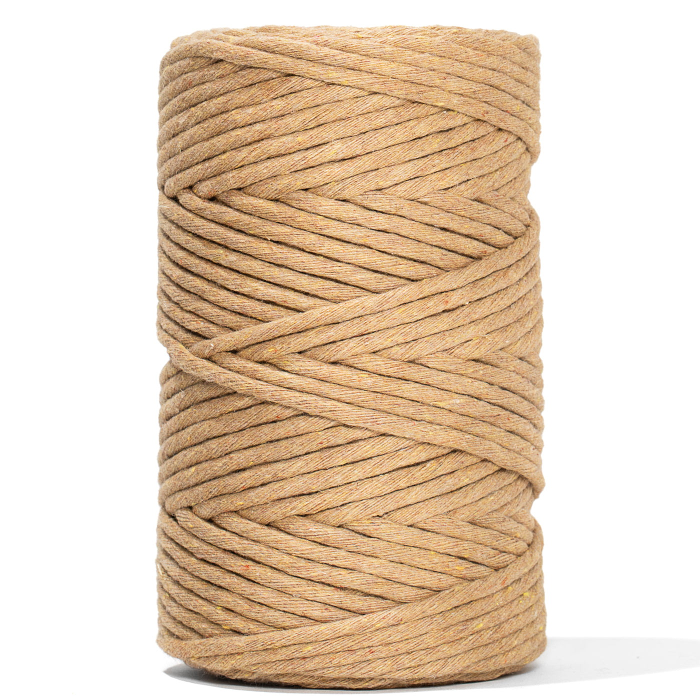 SOFT COTTON CORD ZERO WASTE 4 MM - 1 SINGLE STRAND - TOAST COLOR