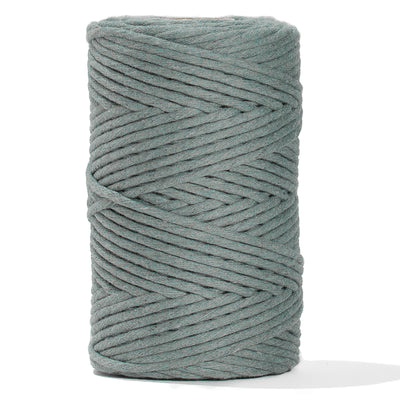 SOFT COTTON CORD ZERO WASTE 4 MM - 1 SINGLE STRAND - LIGHT JUNIPER COLOR