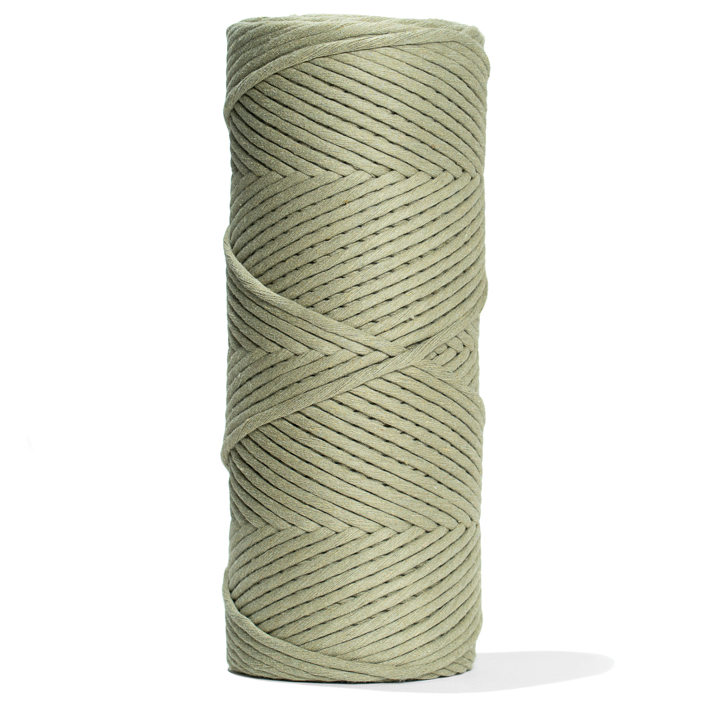 SOFT COTTON CORD ZERO WASTE 4 MM - 1 SINGLE STRAND - OREGANO COLOR