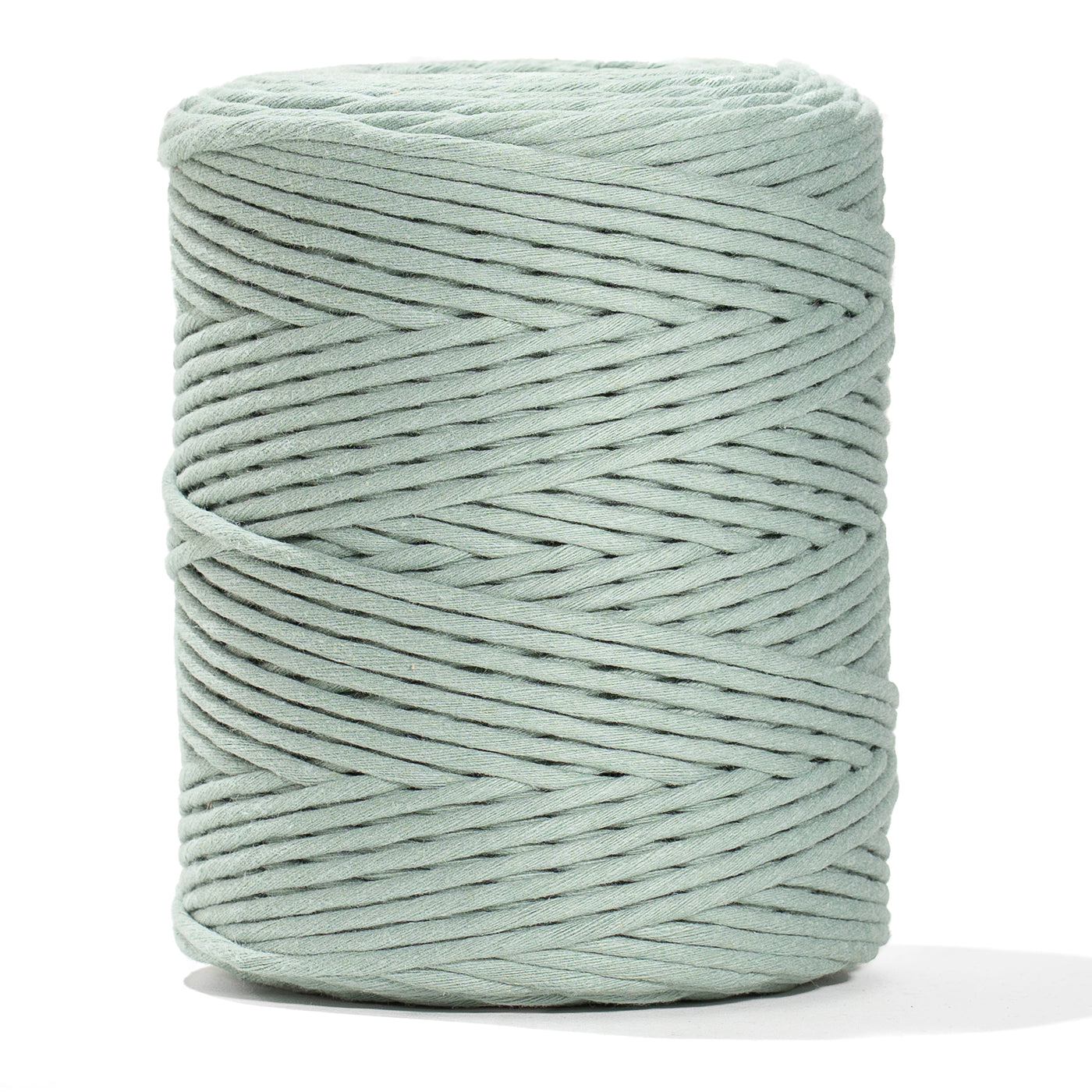 SOFT COTTON CORD ZERO WASTE 4 MM - 1 SINGLE STRAND - AGAVE COLOR