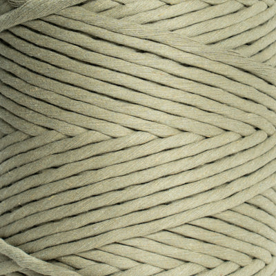 SOFT COTTON CORD ZERO WASTE 6 MM - 1 SINGLE STRAND - OREGANO COLOR