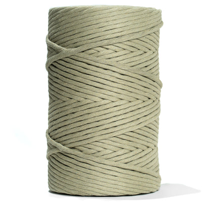 SOFT COTTON CORD ZERO WASTE 6 MM - 1 SINGLE STRAND - OREGANO COLOR