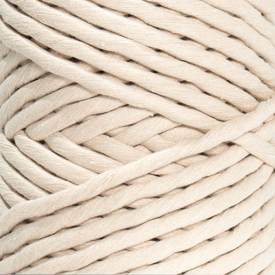 JUMBO SOFT COTTON CORD ZERO WASTE 8 MM - 1 SINGLE STRAND - ALMOND COLOR