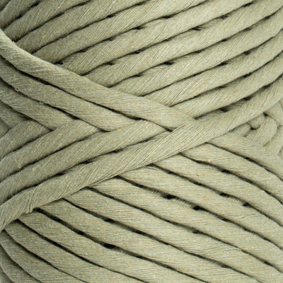 JUMBO SOFT COTTON CORD ZERO WASTE 8 MM - 1 SINGLE STRAND - OREGANO COLOR