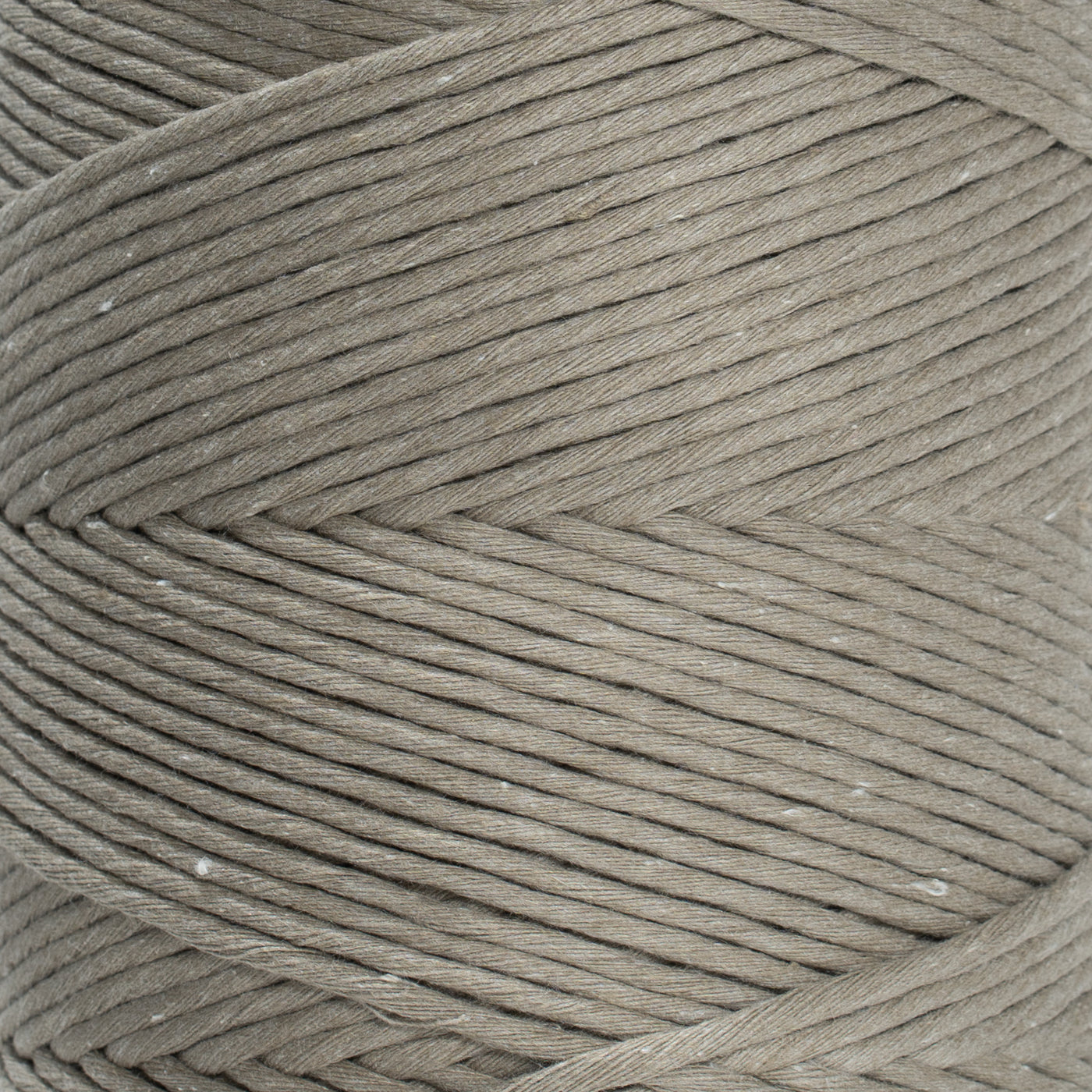 SOFT COTTON CORD ZERO WASTE 4 MM - 1 SINGLE STRAND - TAUPE COLOR