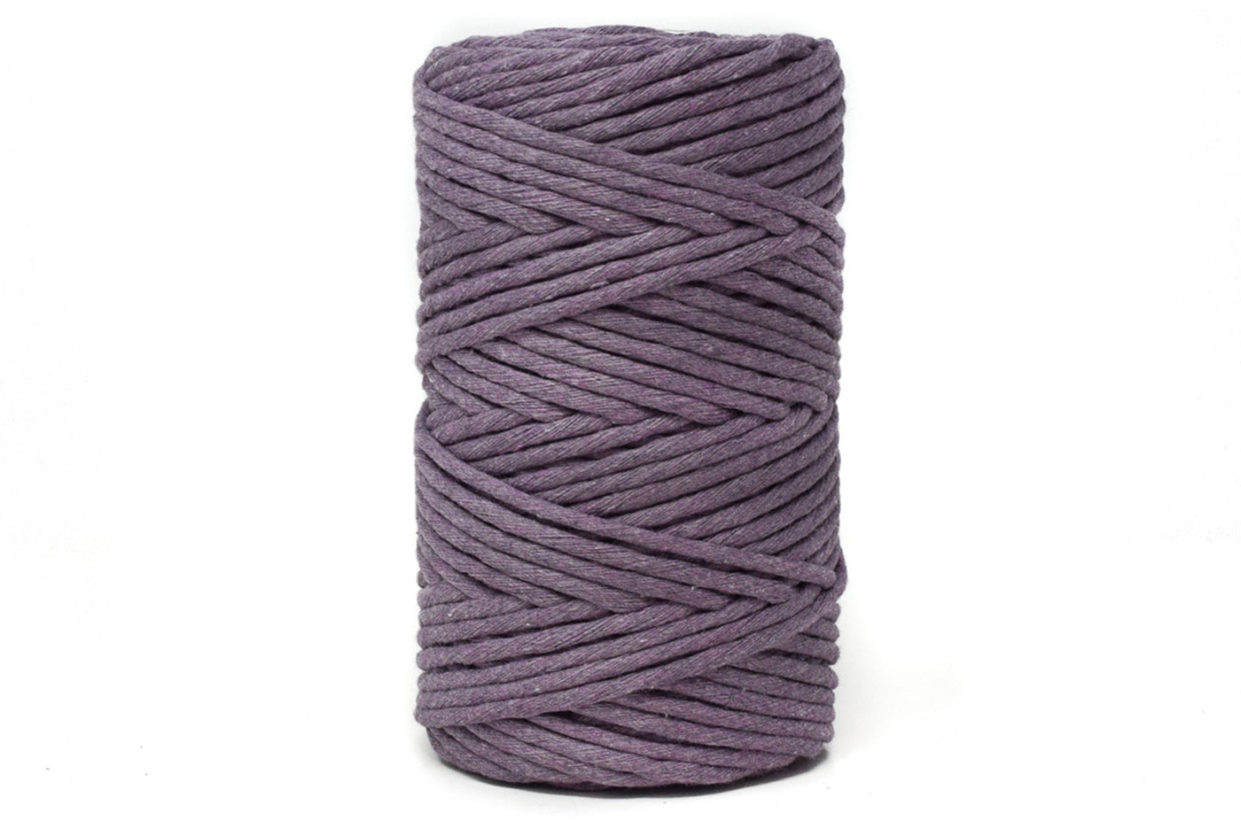 SOFT COTTON CORD ZERO WASTE 4 MM - 1 SINGLE STRAND - LAVENDER COLOR