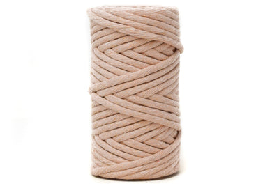 SOFT COTTON CORD ZERO WASTE 4 MM - 1 SINGLE STRAND - MARSHMALLOW COLOR