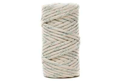 SPARKLING TINY SPOOLS - SOFT COTTON CORD ZERO WASTE 4 MM 1 STRAND