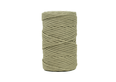 SOFT COTTON CORD ZERO WASTE 4 MM - 1 SINGLE STRAND - BASIL COLOR