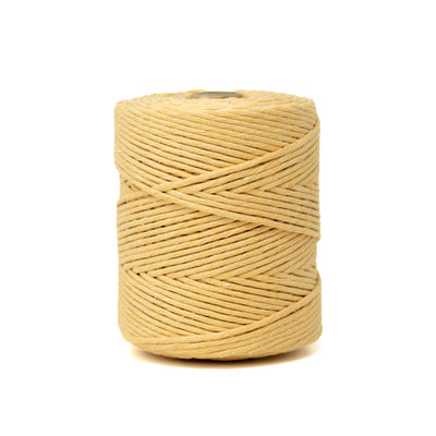 SOFT COTTON CORD ZERO WASTE 4 MM - 1 SINGLE STRAND - VANILLA COLOR