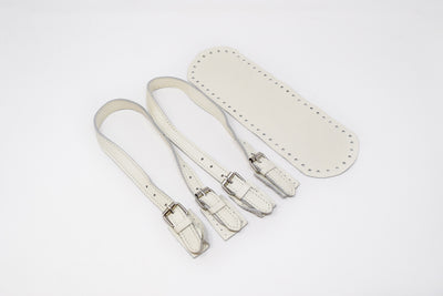 LEATHER HANDBAG BASES AND HANDLES
