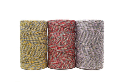 FIBER MIX CORD ZERO WASTE 4 MM - 1 SINGLE STRAND - OCHER COMBINATION