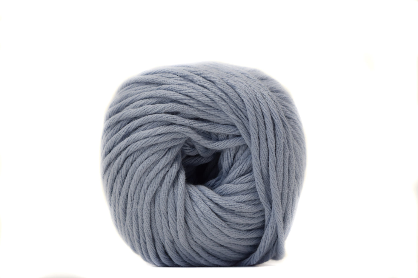 ORGANIC COTTON BALL 2MM - SMOKE BLUE COLOR